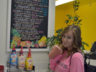 Roots & Fruits Smoothie Bar Comes to Campus