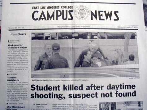 - Photo by Iain MortonThis obscured front-page photo prompted fears of retaliation for student witness.