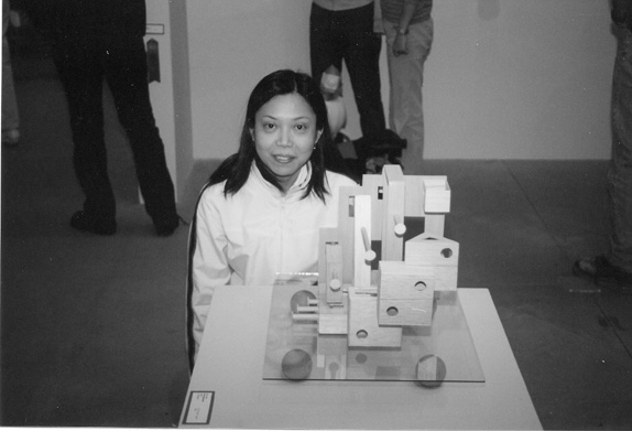 Kam Chan won honorable mention for her 3-D piece The Playground.