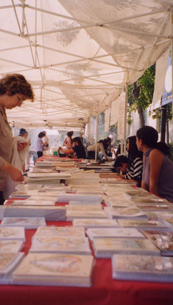 Photos by Jacqueline Demirjian

Handmade Greeting Cards and books were on sale for students.