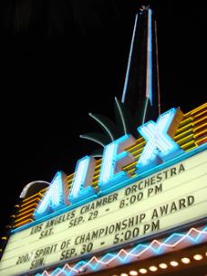The Alex Theater, located on Brand Boulevard, has been a Glendale Landmark since it opened in 1925.