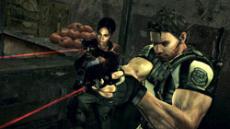 BLOCKBUSTER SEQUEL?: Chris Redfield and Sheva Alomar aim at the unknown horrors presented in the fifth installment of  the Resident Evil franchise.