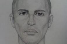 SUSPECT:  This police sketch of the killer was released to the public on April 16. Anyone with information regarding this individual or the murder is asked to contact Devonshire Homicide Detective Michael Fesperman at (818) 832-0609.ÿ 