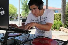 SPIN DOCTOR: DJ Jeffrey-One, spins the hits during the open flyer Dj mixoff hosted by the ASGCC. 