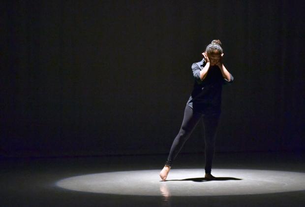 The dance Phanatix performance on Saturday included Dominique Johnson presenting the composition, “Human.” 