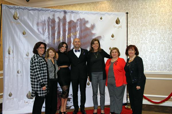 Gailag poses with his guests at the Pasadena Armenian Center on Nov. 23, 2015.