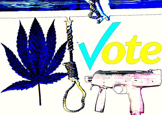 Statewide Props: Bullets and Buds on the Ballot