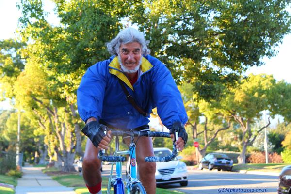 IN TRAINING: Carlos Ugalde gets in shape last year for the 500-mile trek fundraiser back in 2012. He will be riding again on Dec. 3 to raise funds for Haiti.