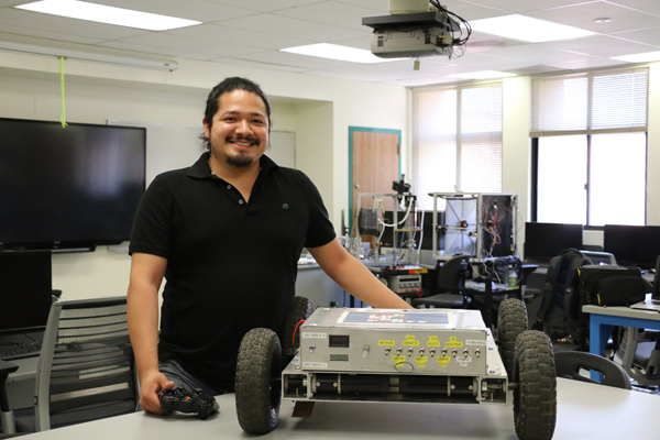 MISSION TO MARS : Enrique Cernas is putting his engineering skills to work at a NASA internship.