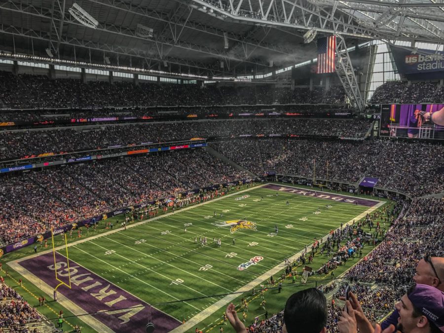  The US Bank Stadium was closed down December 2013 for renovations. Opened July 2016, the 3 year renovations cost $1.061 billion, half of which was paid by the state of Minnesota.