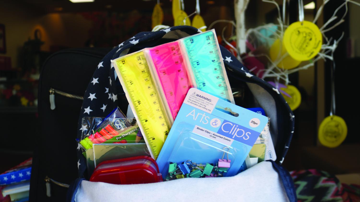GCC’s Pack-A-Backpack Drive was launched in 2008 and is geared toward gathering donations for students.