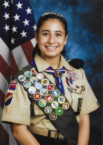 GCC student and Eagle Scout Arpi Sarian poses for an official photo.
